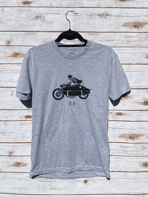 Charger surf/moto tee