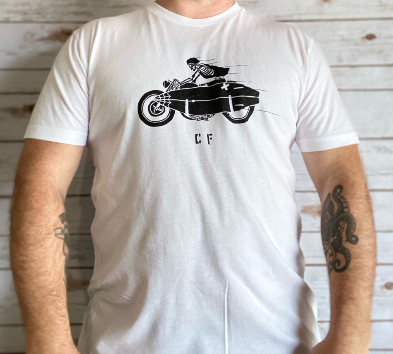 Charger surf/moto tee